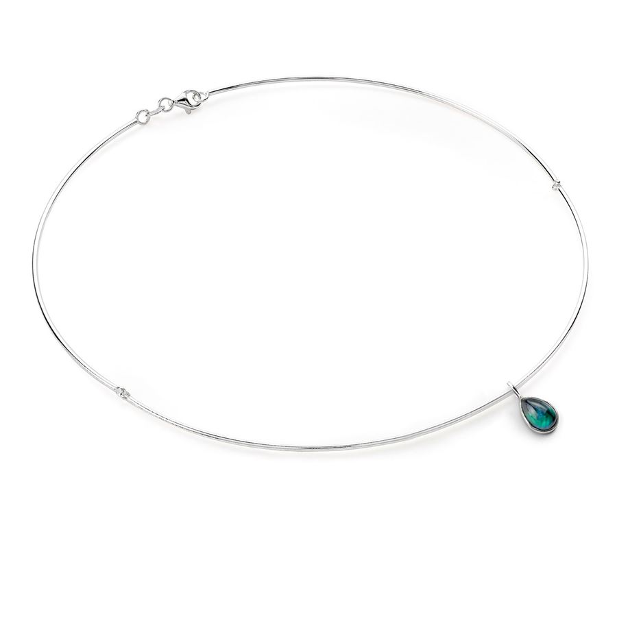 Ciondolino in argento a forma di goccia AURUM | CD GCARG VD PT